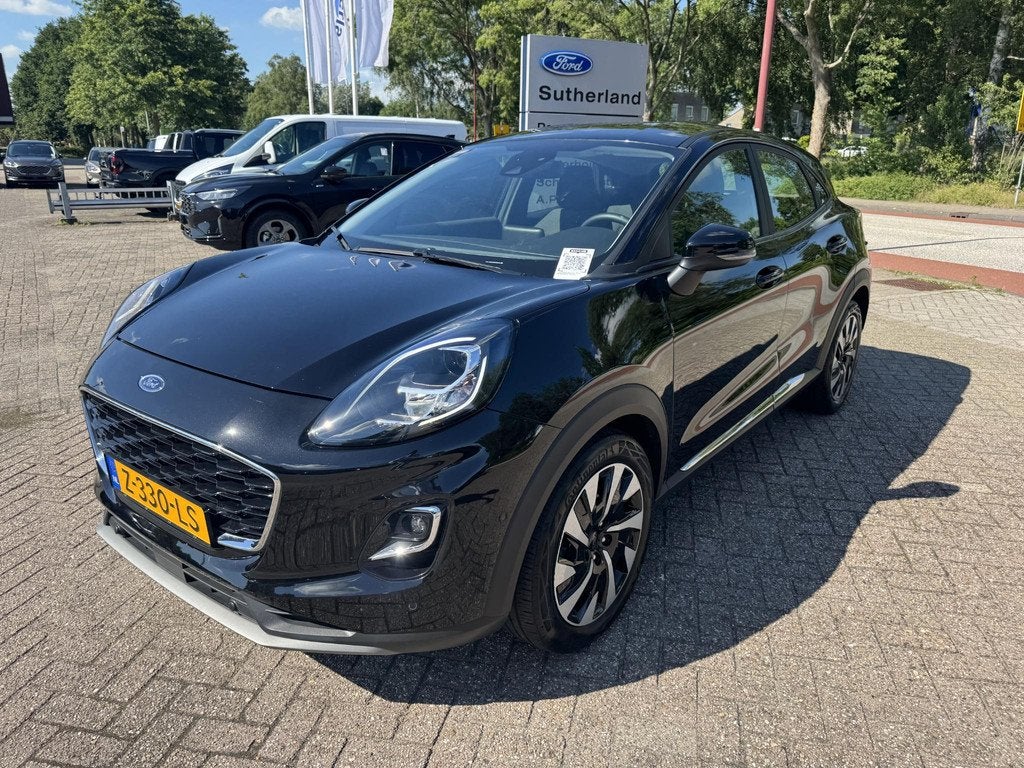 Ford Puma 1.0 EcoBoost Hybrid Titanium 125pk Automaat | Wint, Euro 6, Zwart, Bedrijf, 3 cilinders