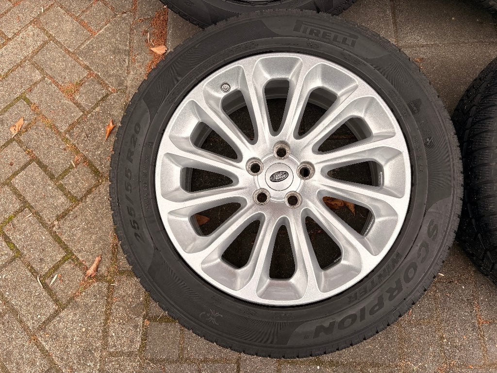 20 inch Range Rover Sport L494 L405 Velgen + Winterbanden, Gebruikt, 255 mm, Band(en), Personenwagen