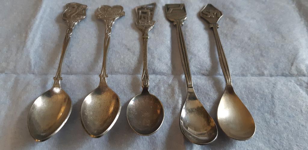 5x theelepels bedrijven, Ophalen of Verzenden