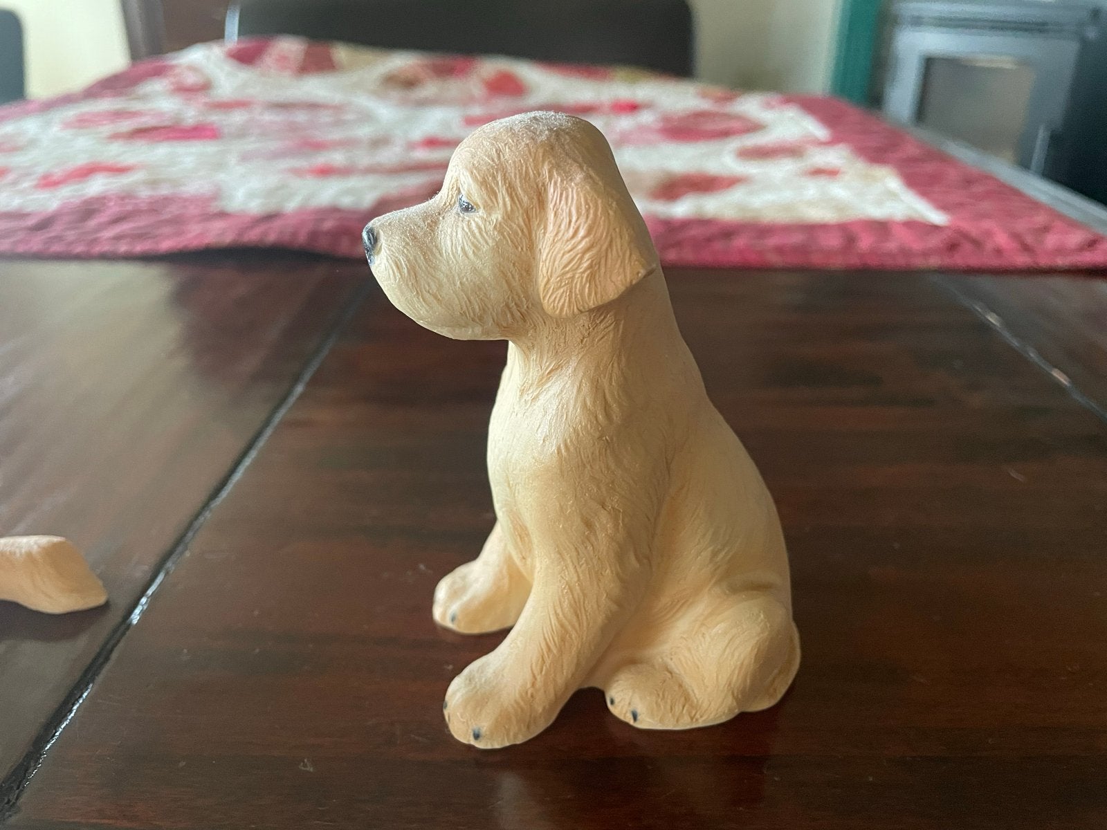 Realistisch Golden Retriever beeldje van hars, Ophalen of Verzenden, Nieuw, Dier