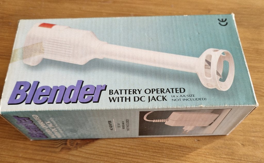 Blender battery operated with DC jack (NIEUW), Ophalen of Verzenden, Nieuw, Blender