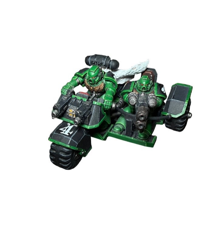 Warhammer 40K Space Marine Salamanders Attack Bike, ., Warhammer, Ophalen of Verzenden, Zo goed als nieuw