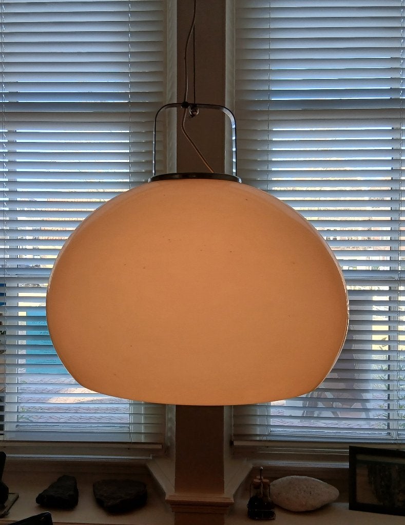 Prachtige originele vintage hanglamp iGuzzini., Ophalen