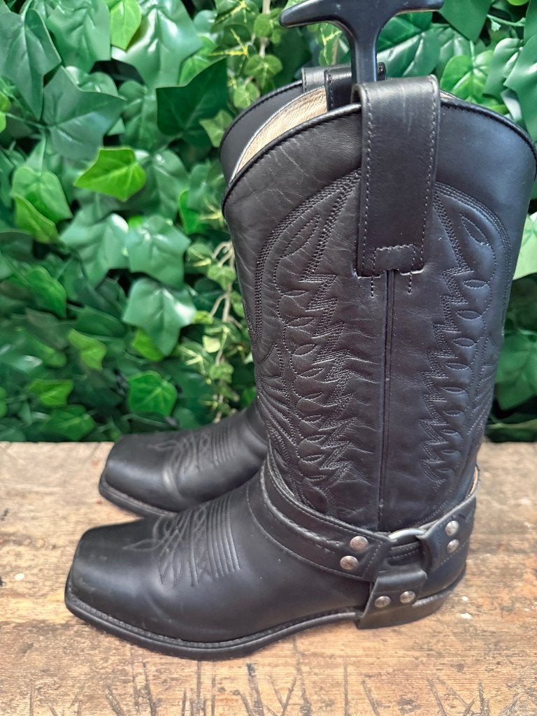 super stoere bijna Nieuwe biker boots van Sendra maat 42, Zwart, Ophalen of Verzenden, Zo goed als nieuw, Sendra