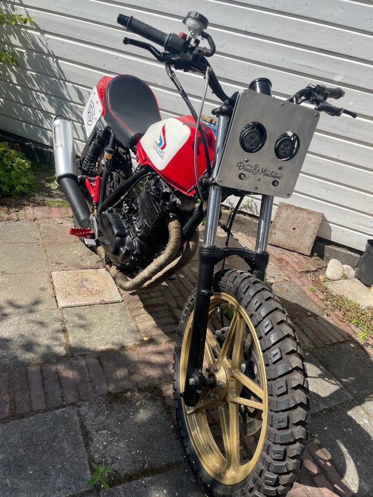 Honda FT500 Flat Tracker Custom (1983) – Wegenbelastingvrij, Motorrijbewijs A, Gebruikt, Handgeschakeld, 1 cilinder
