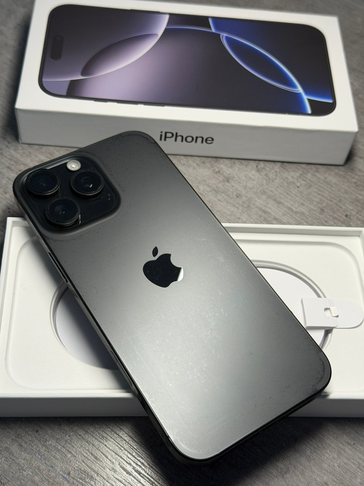  Apple iphone 16 Pro Max Black Titanuim 256GB Bat. 94%, Telecommunicatie, Mobiele telefoons | Apple iPhone, 256 GB, 94 %, Apple