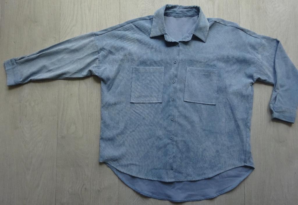 Licht blauwe blouse maat L met lange mouwen, Kleding | Dames, Blouses en Tunieken, Ophalen of Verzenden, Gedragen, Maat 42/44 (L)