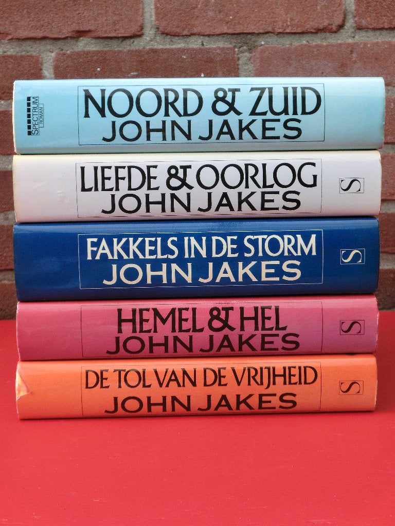 Noord & Zuid 1 t/m 5, Boeken, Gelezen, John Jakes, Verzenden, Amerika