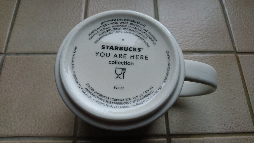 starbucks you are here collection mug/mok, Nieuw, Overige stijlen, Starbucks, Porselein