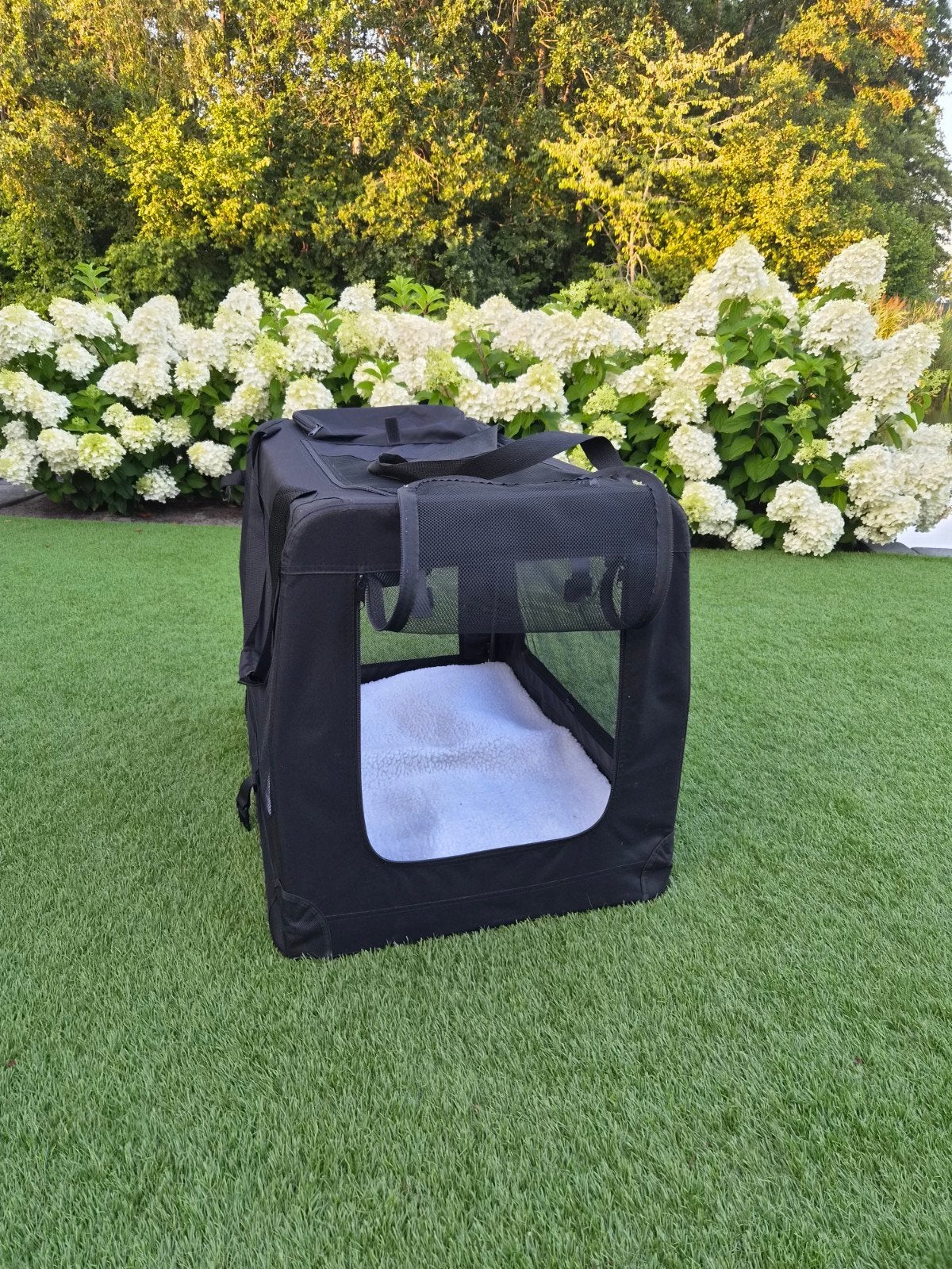Reis bench, Ophalen, Zo goed als nieuw