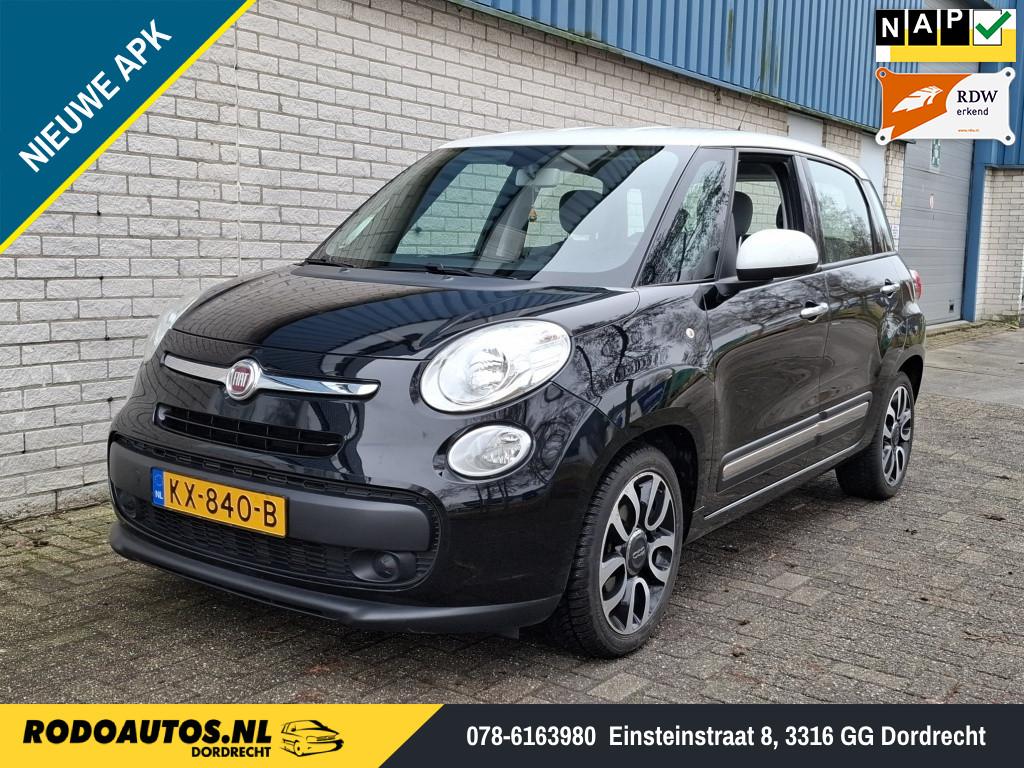 Fiat 500L 0.9 TwinAir Pop Airco/Cruise/Boekjes, Gebruikt, Euro 6, Zwart, Bedrijf