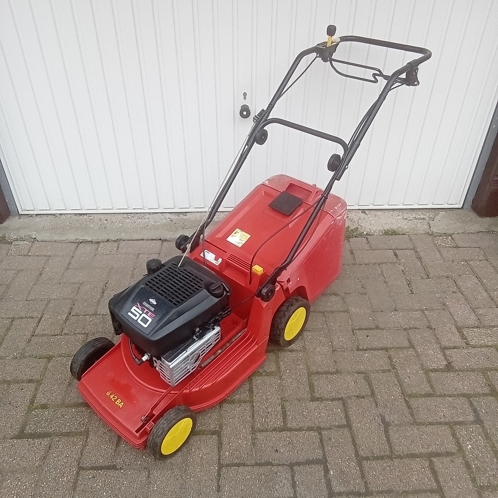 WOLF GARTEN GRASMAAIER WIELAANDRIJVING BENZINE MAAIER, Ophalen, Cirkelmaaier, Gebruikt, Wolf-Garten
