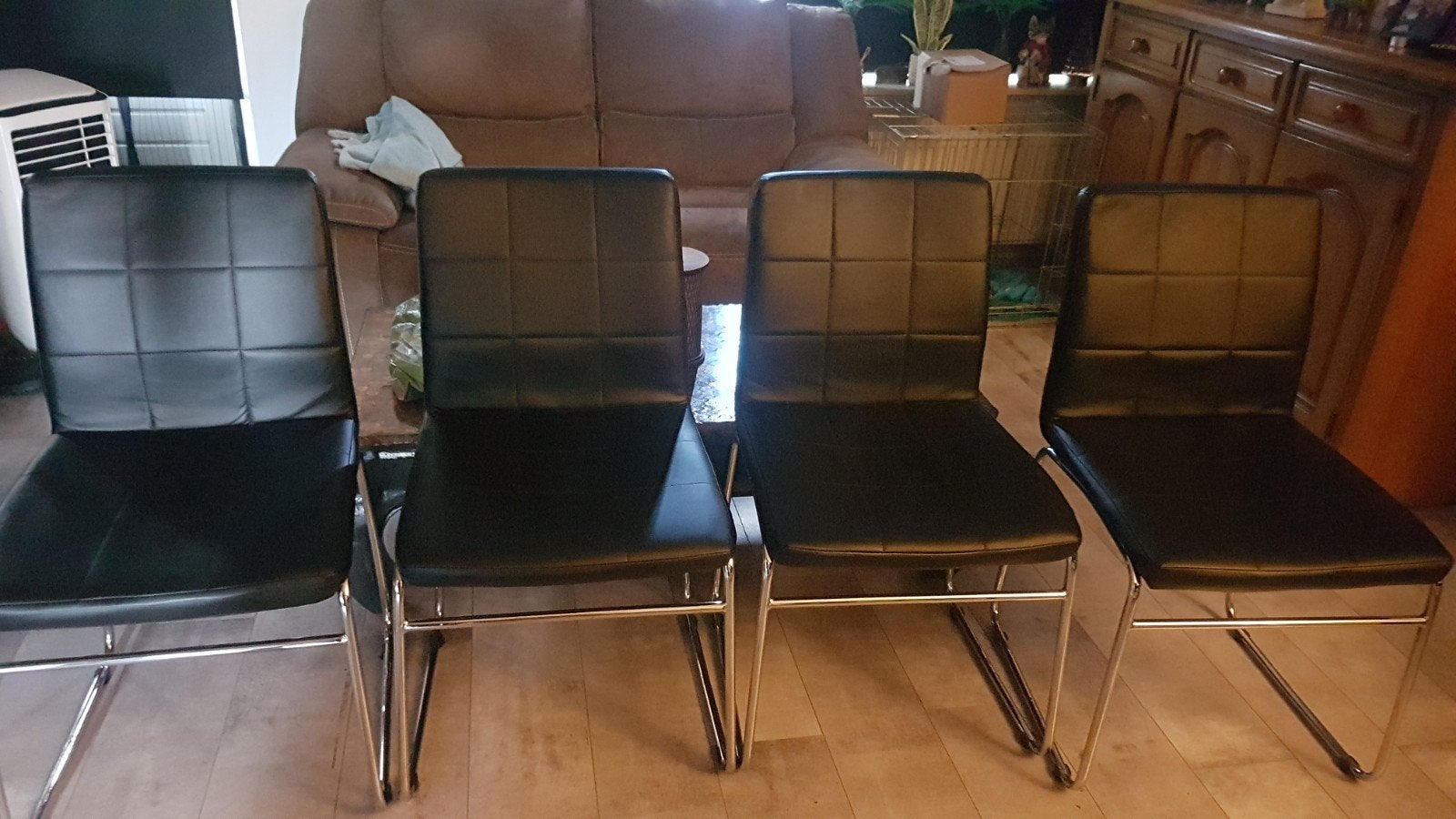 4 leuke stoelen, Ophalen, Gebruikt, Vier