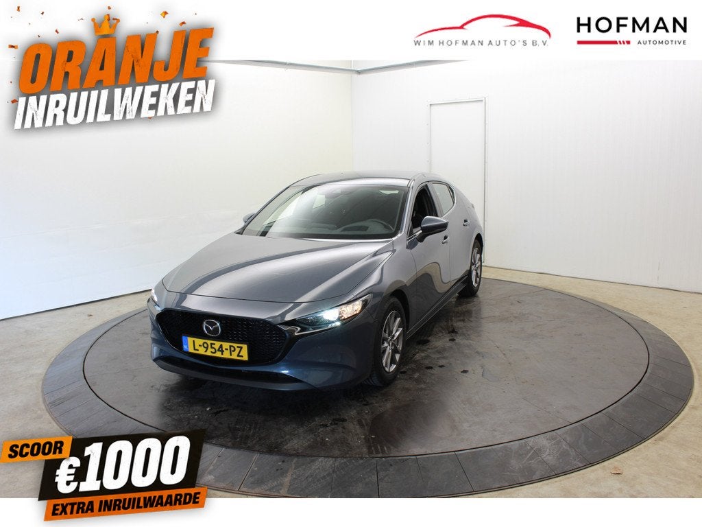 Mazda 3 2.0 e-SkyActiv-X M Hybrid 195pk Camera Head-Up Cruis, Auto's, Mazda, Bedrijf, Te koop, ABS, Achteruitrijcamera, Adaptive Cruise Control