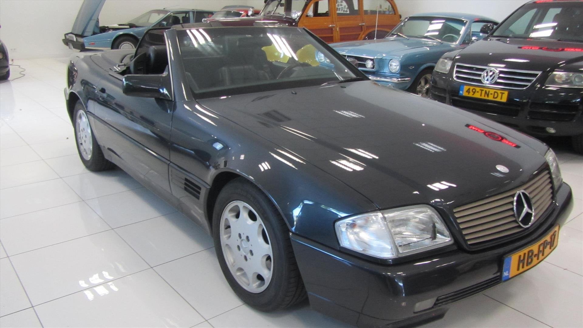Mercedes SL-Klasse 3.2 SL320 ROADSTER AUT, Auto's, Automaat, Gebruikt, Zwart, Cabriolet