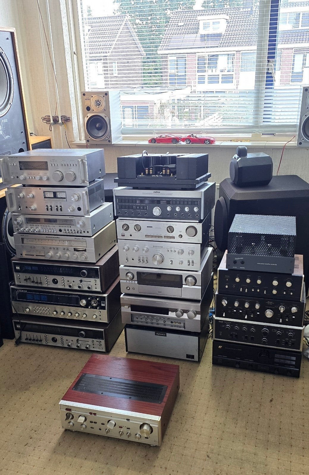 zeldzaam versterker en equalizer audio vintage, Marantz, Ophalen of Verzenden, Zo goed als nieuw, 120 watt of meer