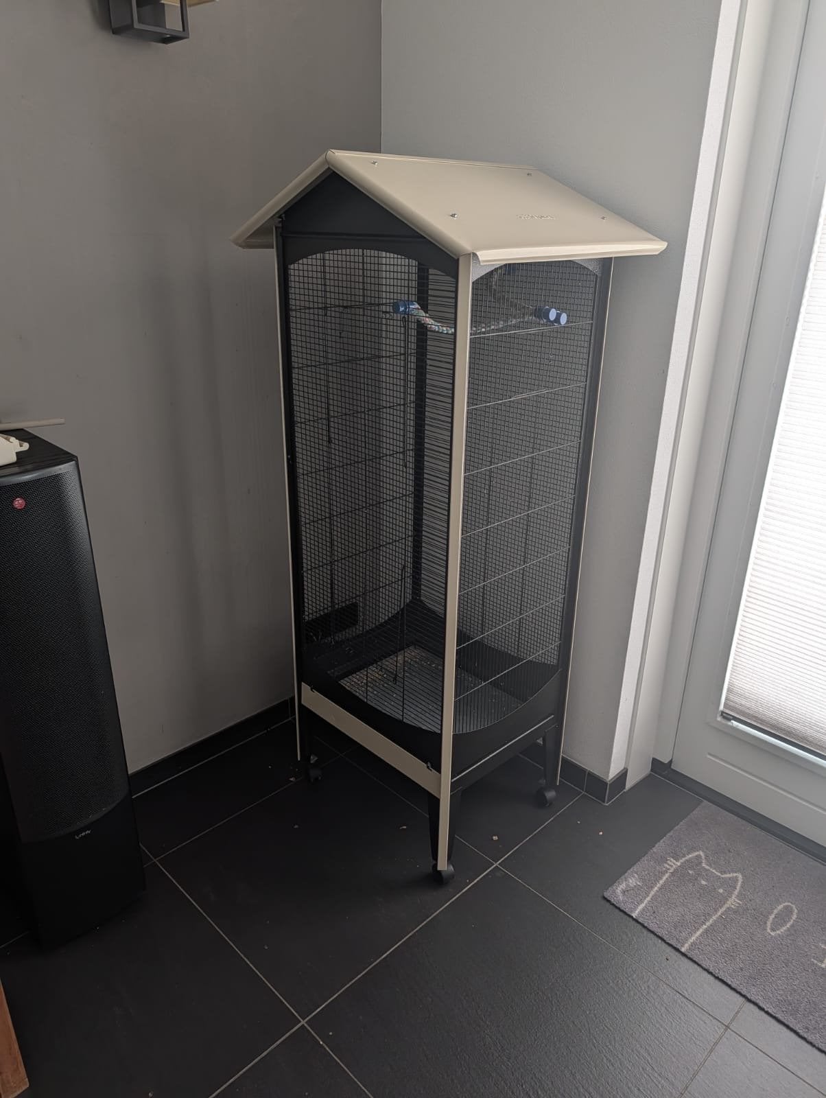 Vogelkooi te koop!, Dieren en Toebehoren, Ophalen, Gebruikt, Metaal, Vogelkooi