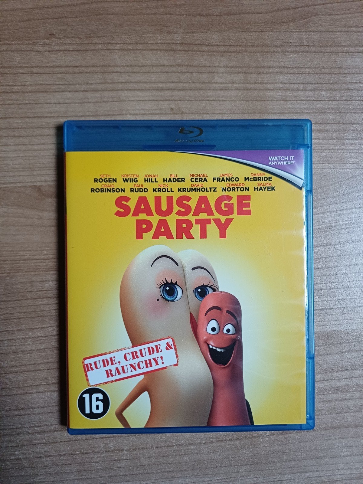 sausage party blu ray, Verzenden, Zo goed als nieuw