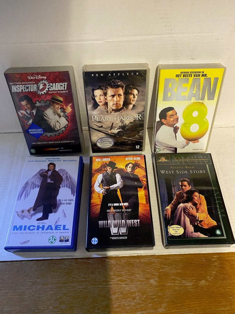 Collectie van 36 Topfilms, ook Disney - VHS Video's, Nederlands ondertiteld, Engels, Alle leeftijden, Overige genres