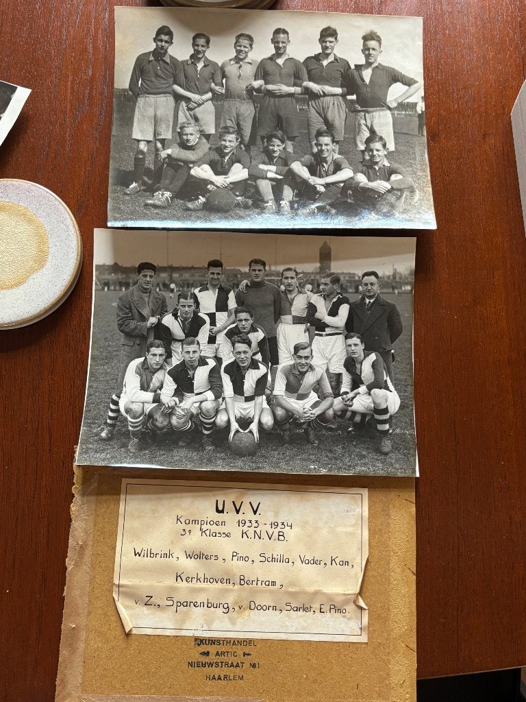 Foto’s voetbal club U.V.V Haarlem, Verzamelen, Foto's en Prenten, Gebruikt, Foto, Ophalen of Verzenden, Voor 1940