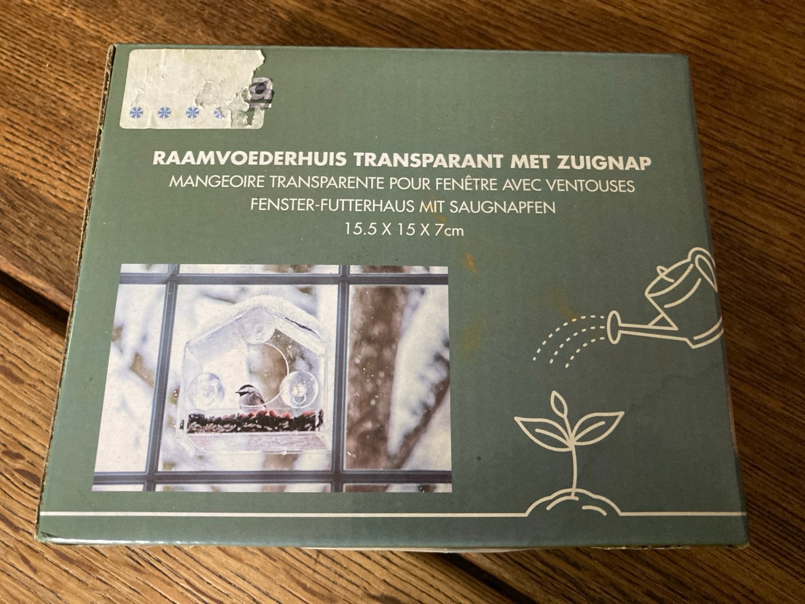 Transparant Raamvoederhuis met Zuignap, Ophalen of Verzenden, Nieuw