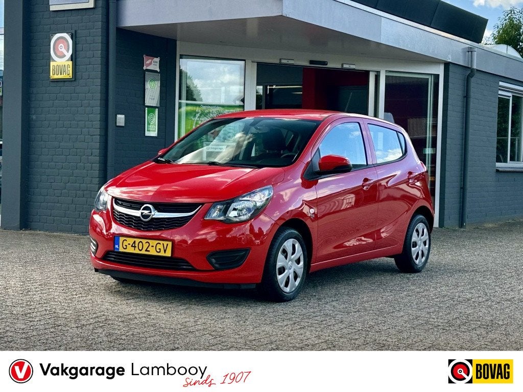 Opel KARL 1.0 120 Jaar Edition Navi Carplay Cruise-control, Stof, Gebruikt, Euro 6, Origineel Nederlands