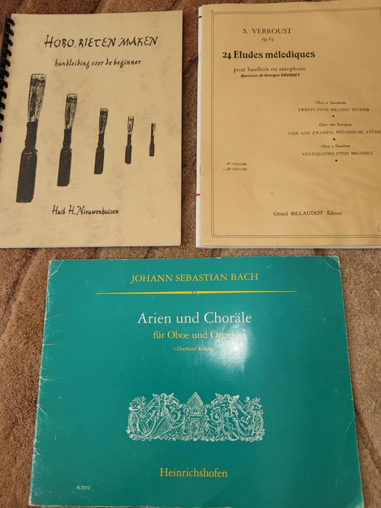 Grote collectie hobo bladmuziek - diverse componisten, Klassiek, Ophalen of Verzenden, Thema, Hobo