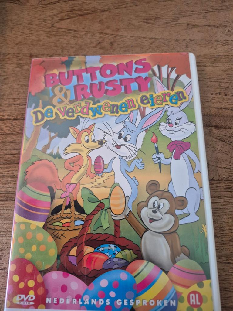 Buttons & Rusty: De Verdwenen Eieren DVD, Cd's en Dvd's, Alle leeftijden, Ophalen of Verzenden, Gebruikt, Dieren