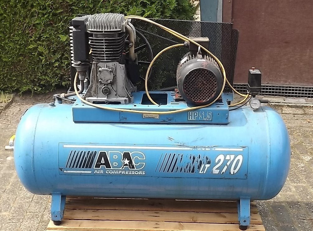 Compressor,  Abac compressor., Doe-het-zelf en Verbouw, Ophalen, 400 tot 800 liter/min, Zo goed als nieuw, 6 tot 10 bar