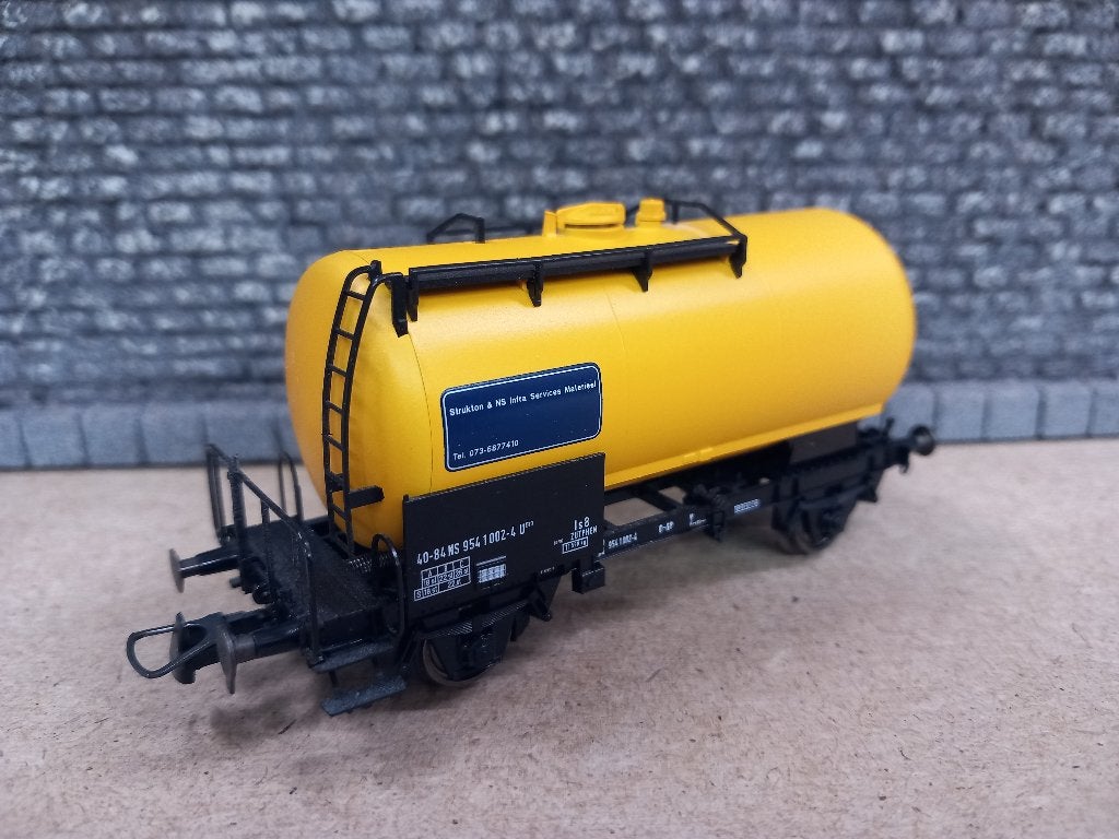 Roco 47065 Ketelwagen Strukton & NS Infra Services Materieel, Gelijkstroom, Ophalen of Verzenden, NS, Roco