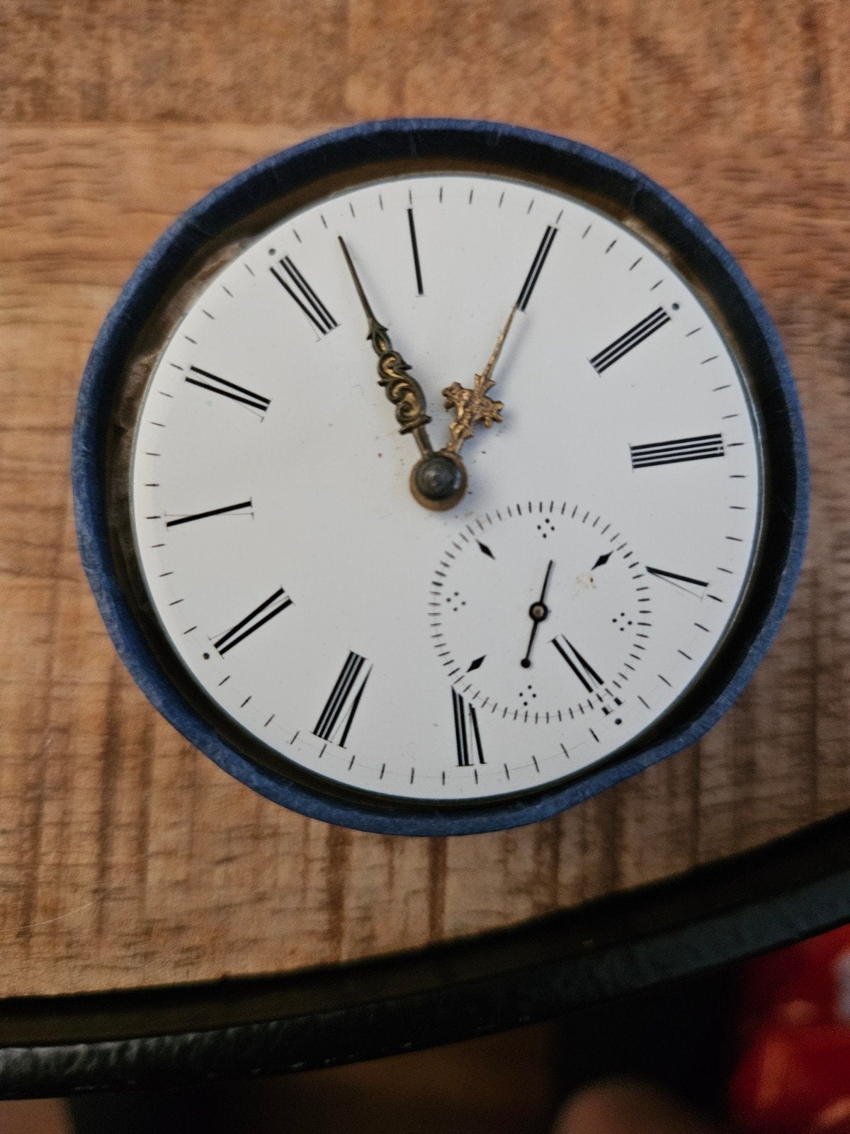 oude zakhorloge, Huis en Inrichting, Woonaccessoires | Klokken, Goud, Antiek, Analoog, Ophalen of Verzenden