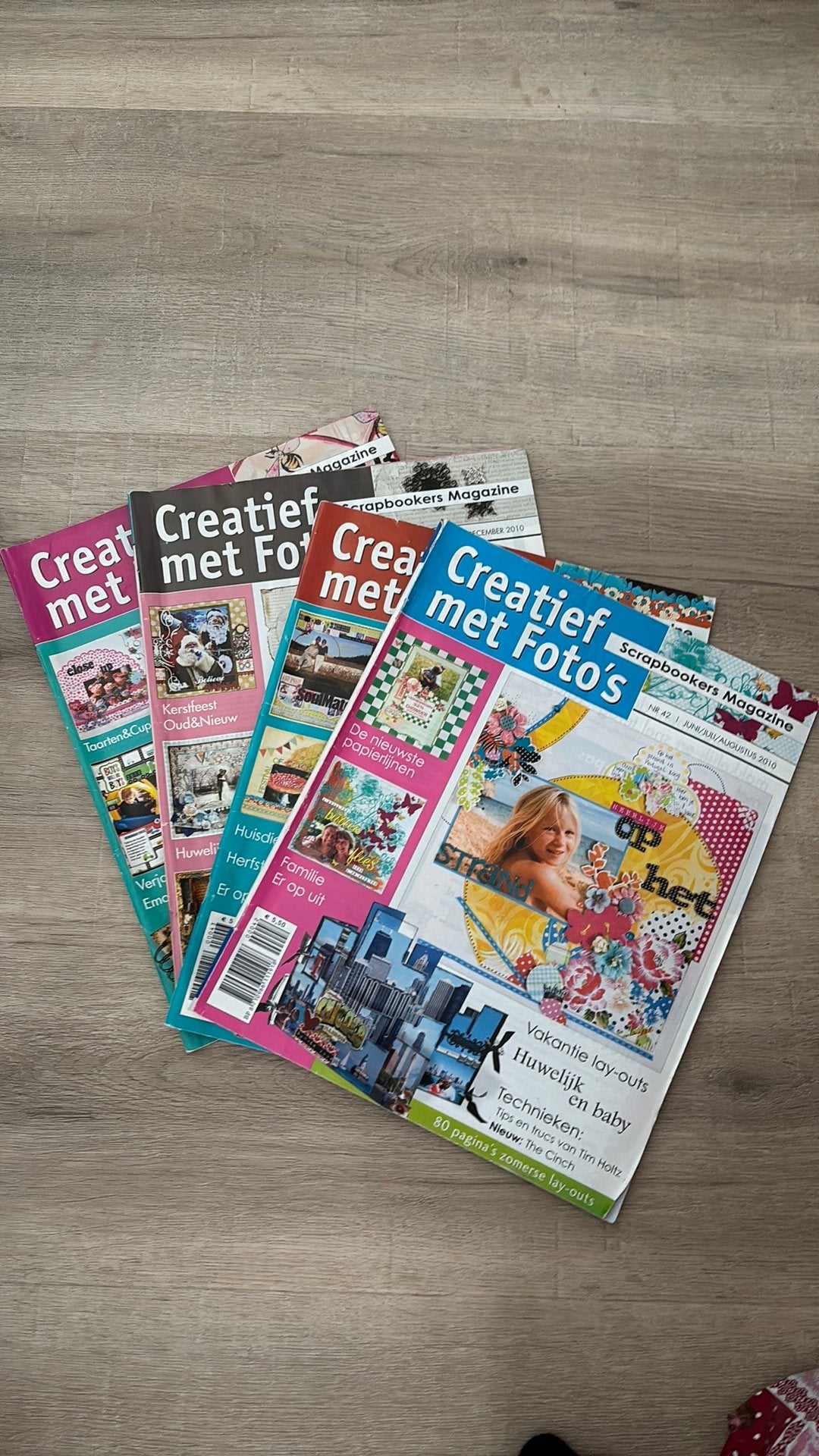 Creatief met foto’s magazine 4 st, Ophalen of Verzenden, Gebruikt, Album of Boek