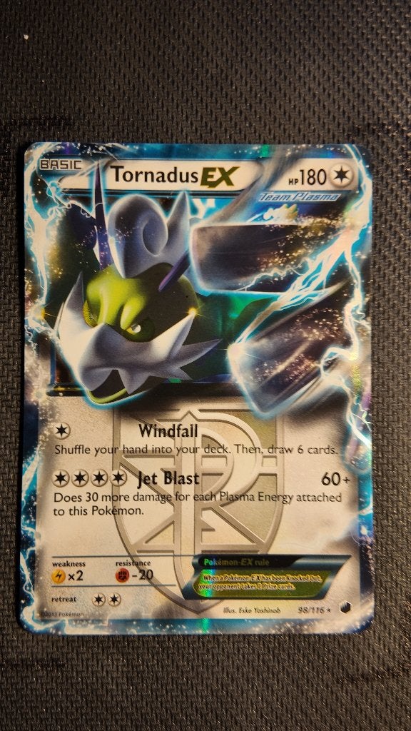 Tornadus-EX 98 Plasma Freeze | Pokemon kaart, Ophalen, Zo goed als nieuw, Losse kaart, Foil