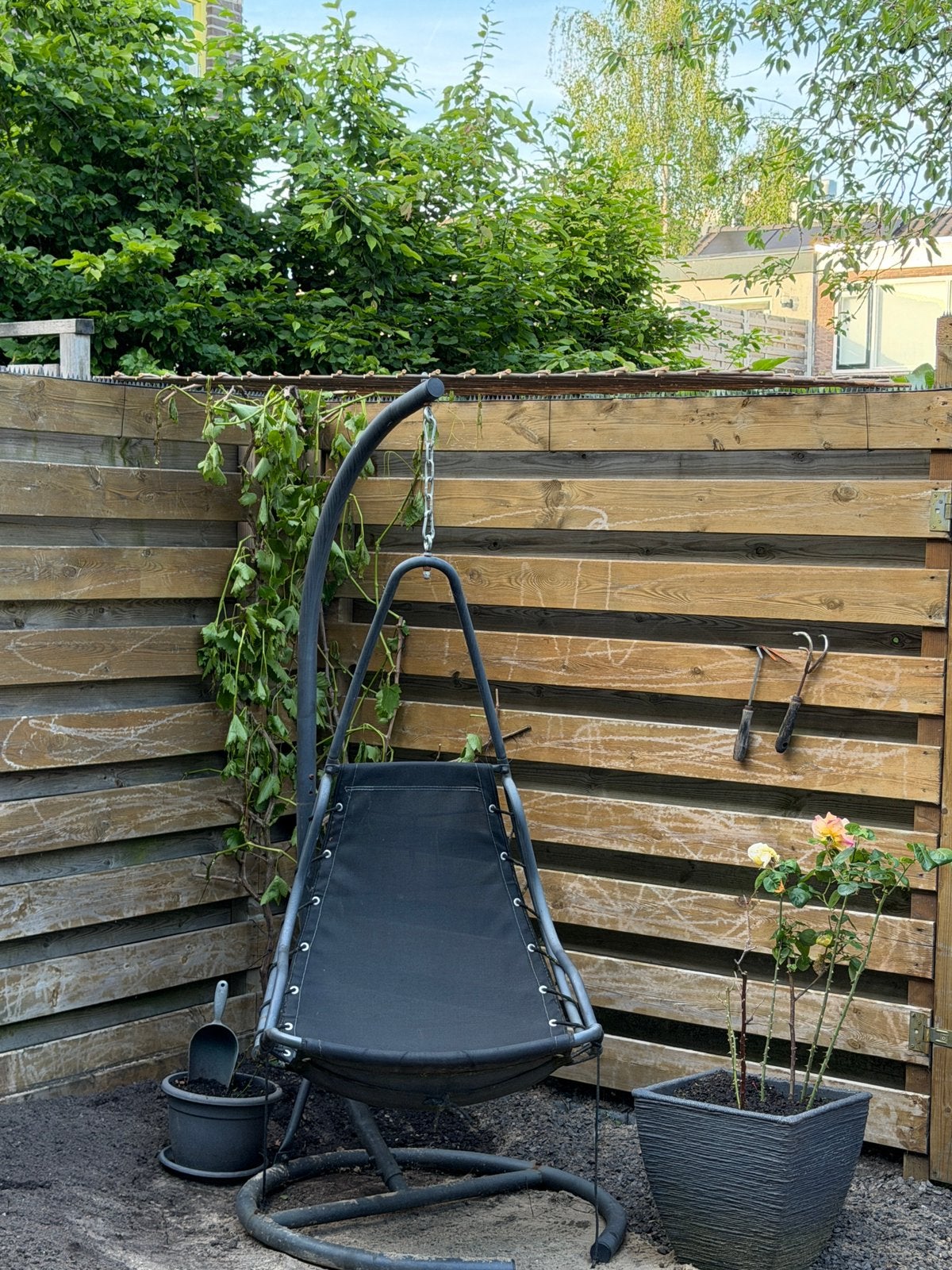 Hangstoel stoel tuin, Ophalen, Gebruikt