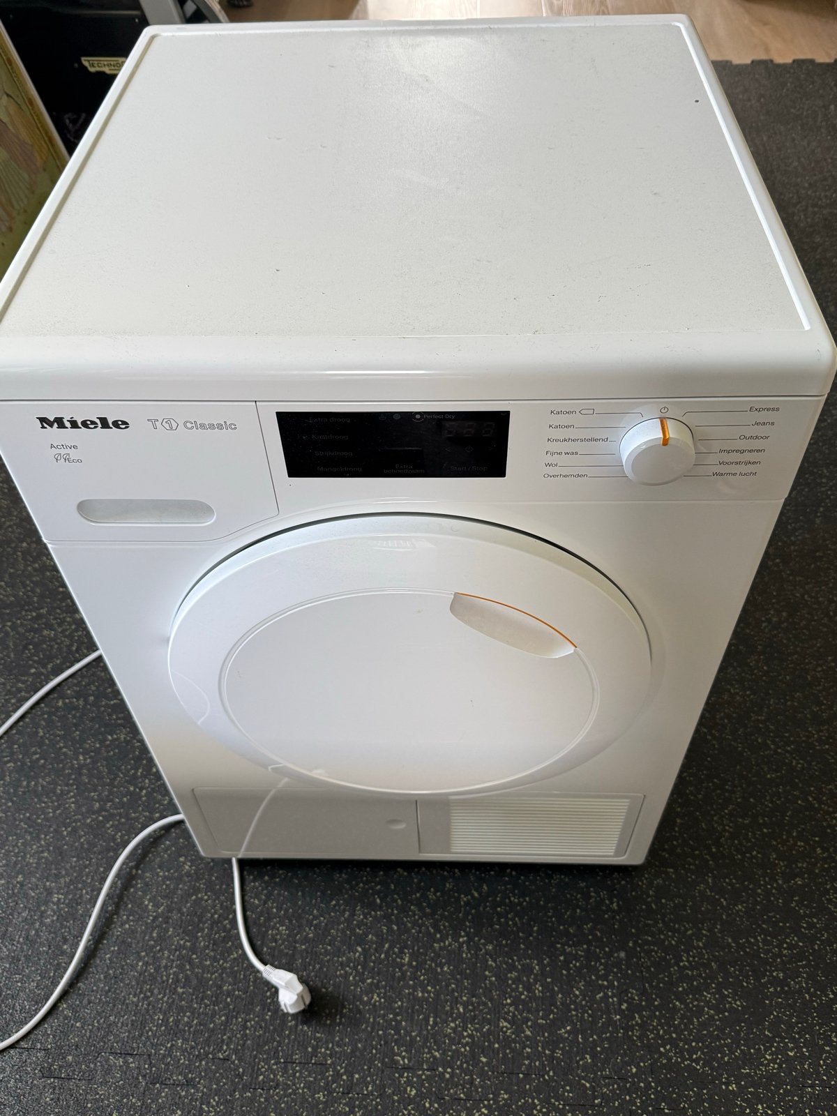 Miele T1 Classic Active TDB230WP warmtepompdroger, Witgoed en Apparatuur, Wasdrogers, Ophalen, 6 tot 8 kg, Zo goed als nieuw, 85 tot 90 cm