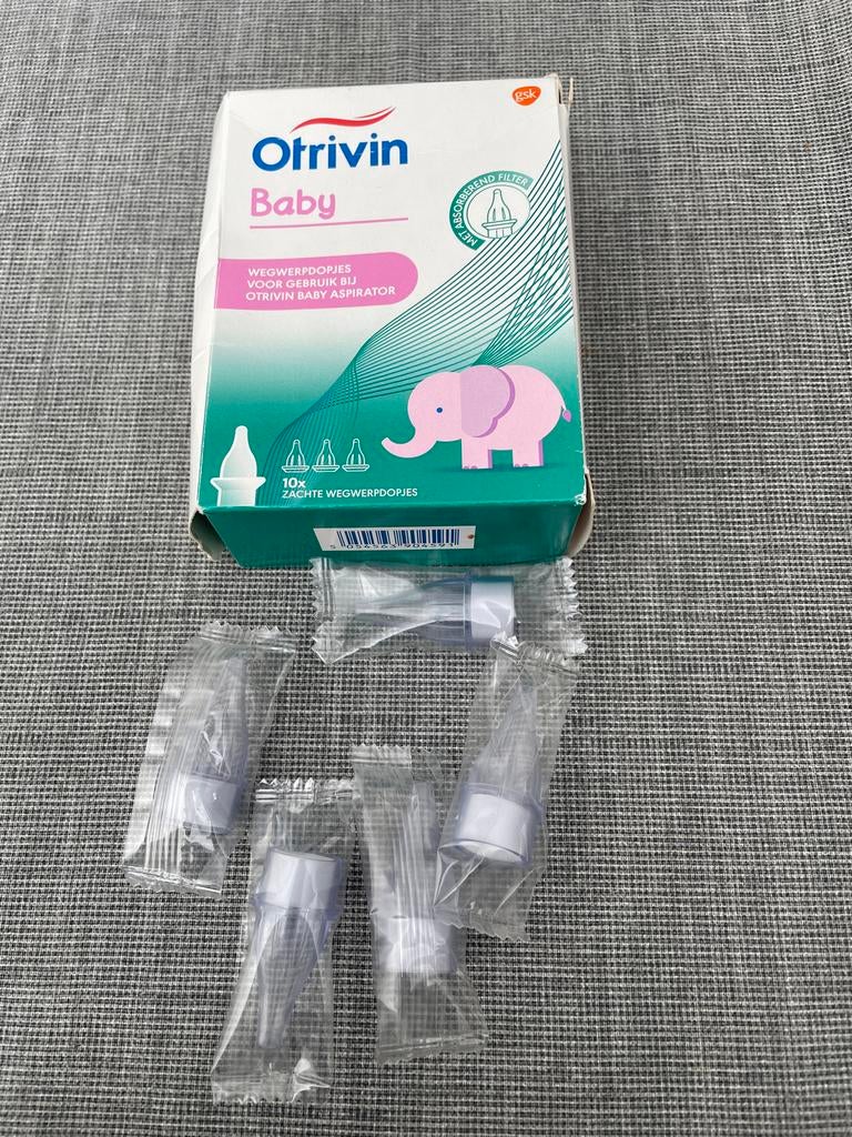5 Otrivin Baby Wegwerpneusdoppen voor Aspirator, Ophalen of Verzenden, Nieuw