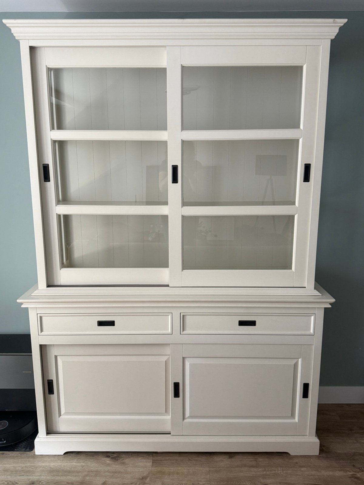 Buffet/vitrinekast, Ophalen, Met deur(en), 200 cm of meer, 150 tot 200 cm