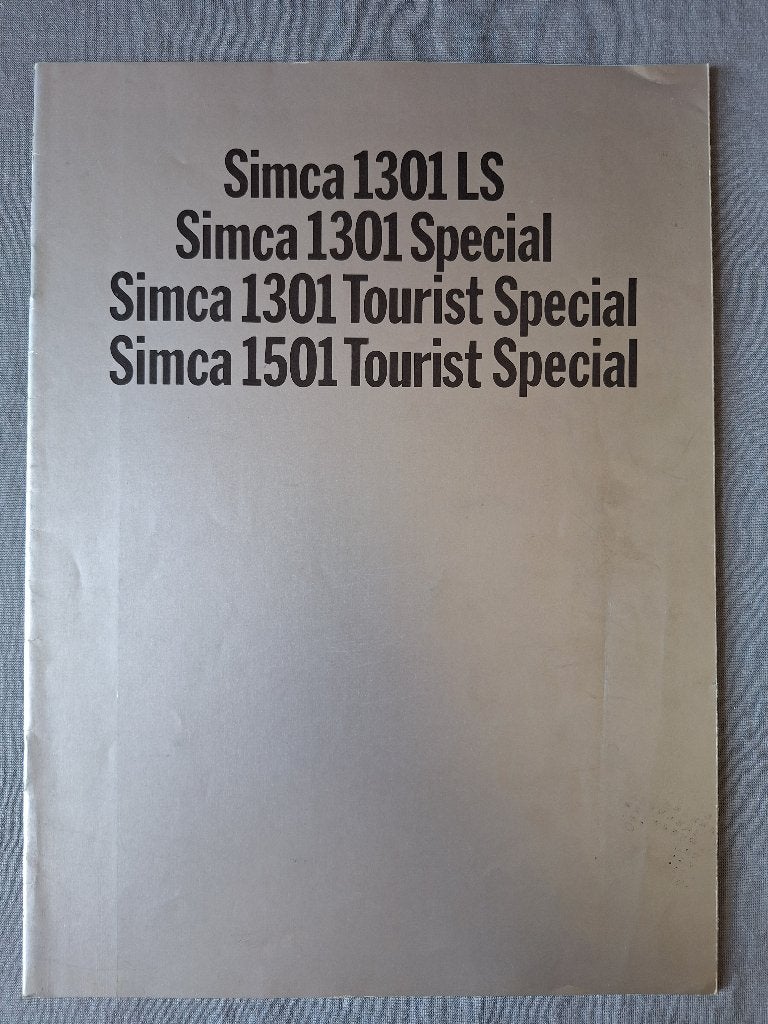 Brochure SIMCA 1301/1501 - NL, Verzenden, Gelezen, Overige merken
