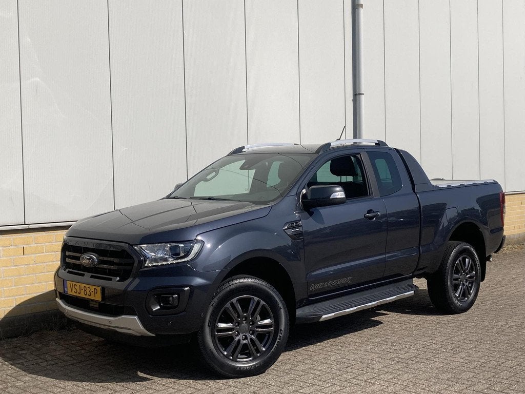 Ford Ranger 2.0D EcoBlue Wildtrak Supercab 4WD Afsluitbare R, Auto's, Ford, Automaat, Gebruikt, 4 cilinders, Leder en Stof