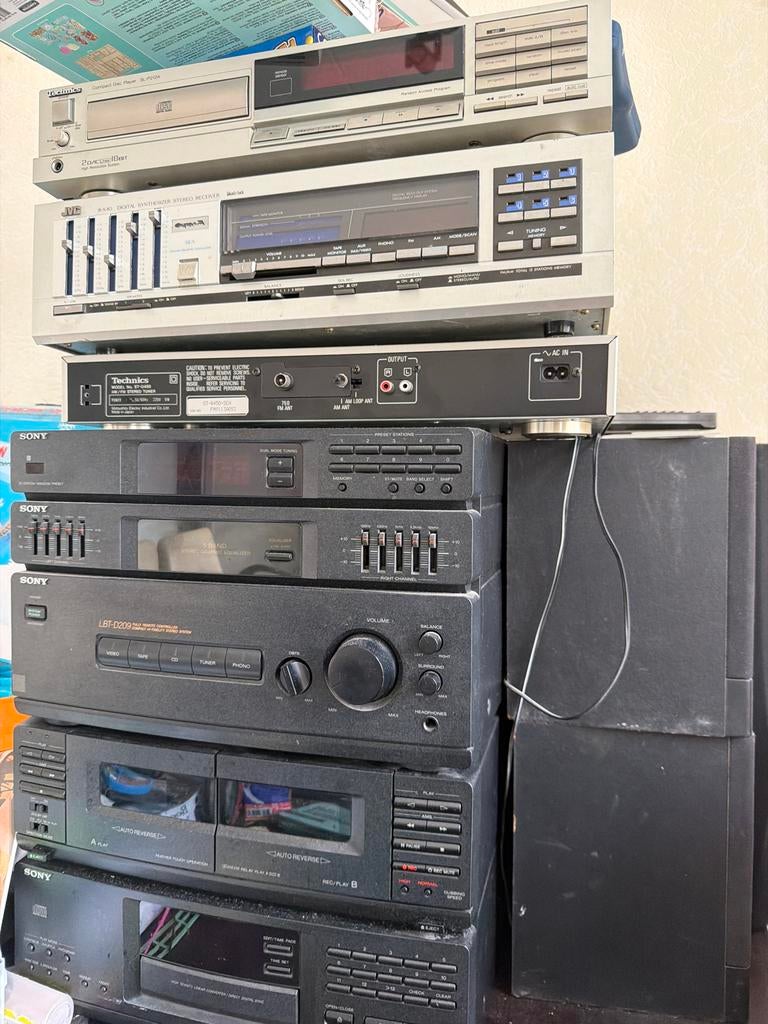 Sony LBT-D209 Hifi-set - Cassettedeck defect, Ophalen, Gebruikt, Cassettedeck, Sony
