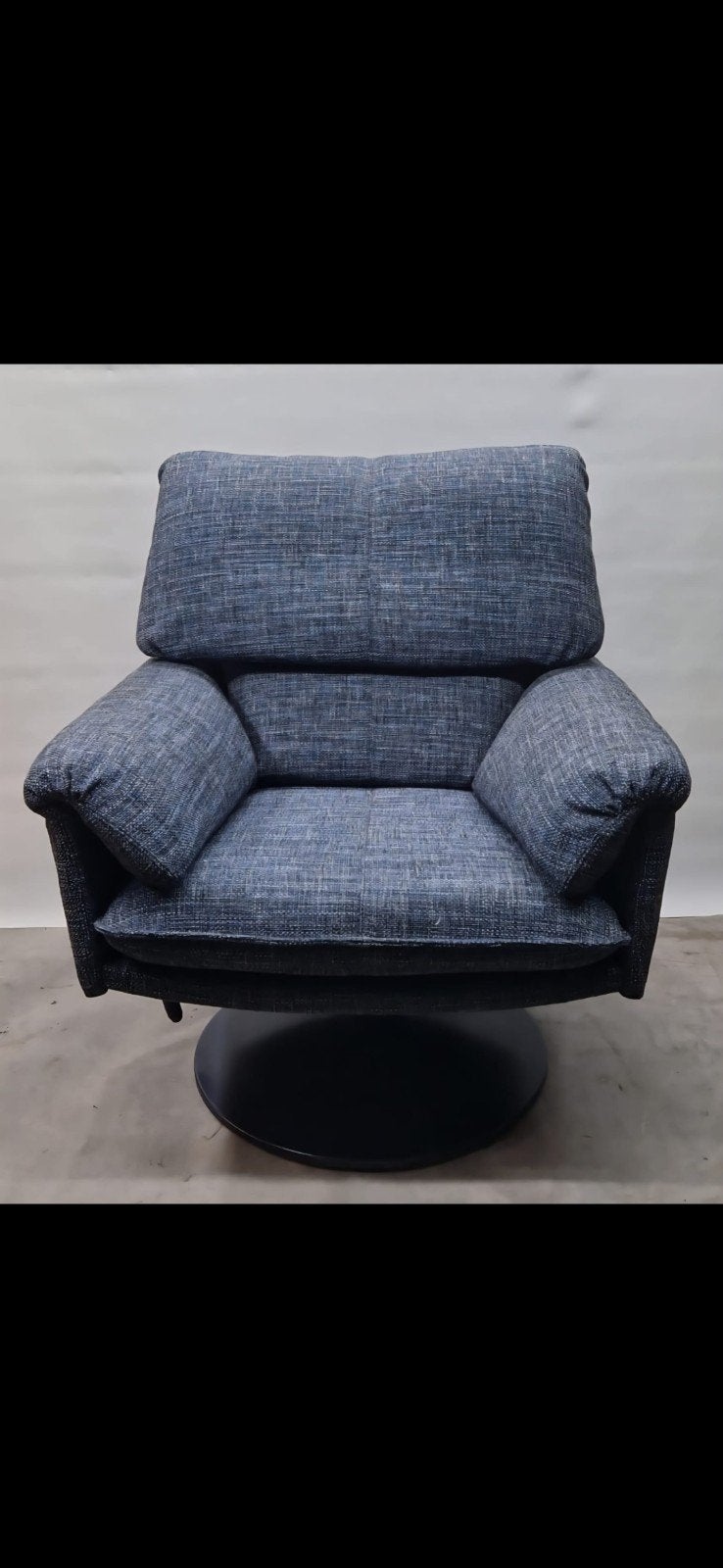 leolux cc draaifauteuil +hocker, Ophalen, 75 tot 100 cm, Zo goed als nieuw, 75 tot 100 cm