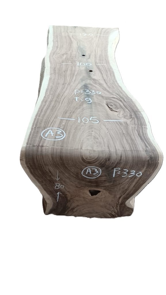 Watervaltafel suar 330 cm A3, 100 tot 150 cm, Verzenden, Overige materialen, Vijf personen of meer