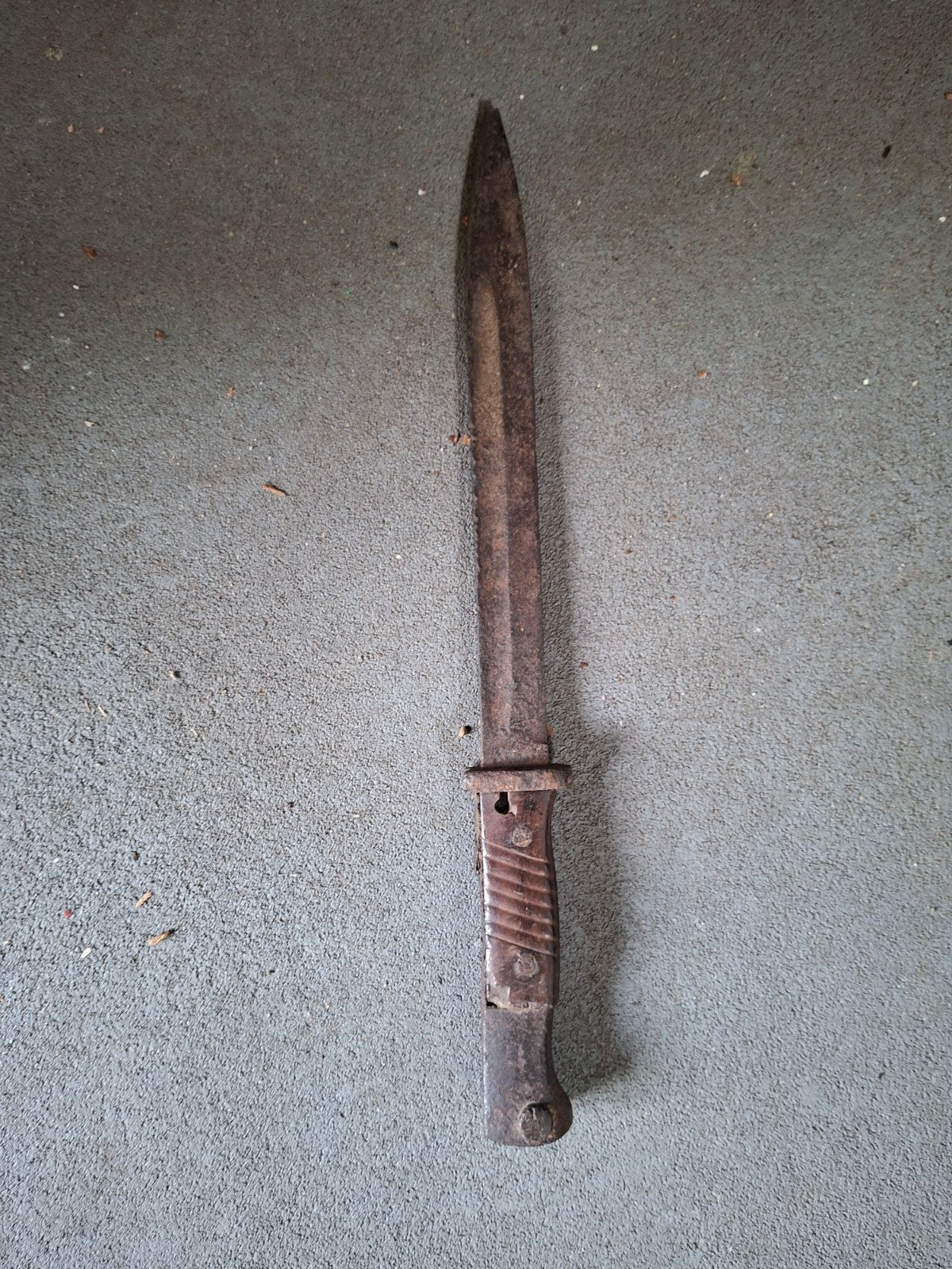 Duitse bajonet bodemvondst, Ophalen of Verzenden, Landmacht, Duitsland, Mes of Dolk