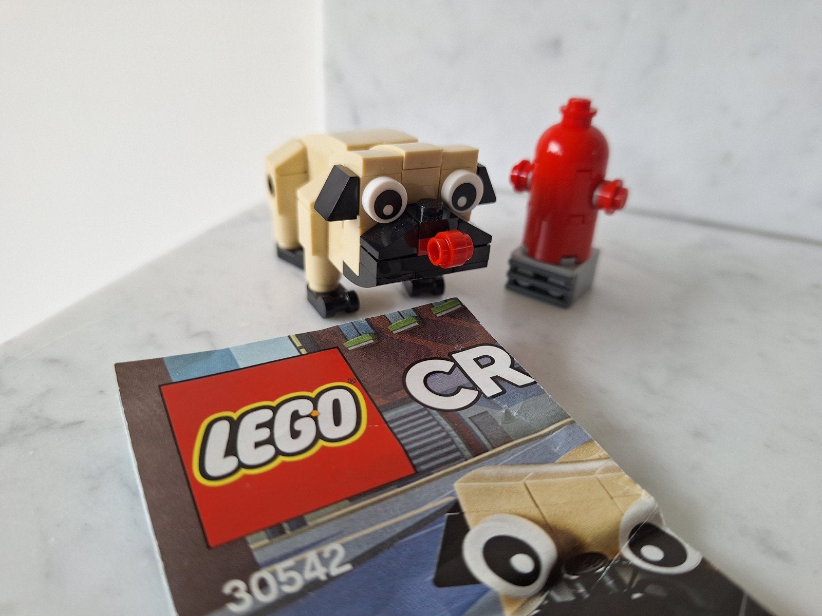 LEGO 30542 Mops met Brandkraan - Schoencadeau, Ophalen, Gebruikt, Overige thema's, Lego