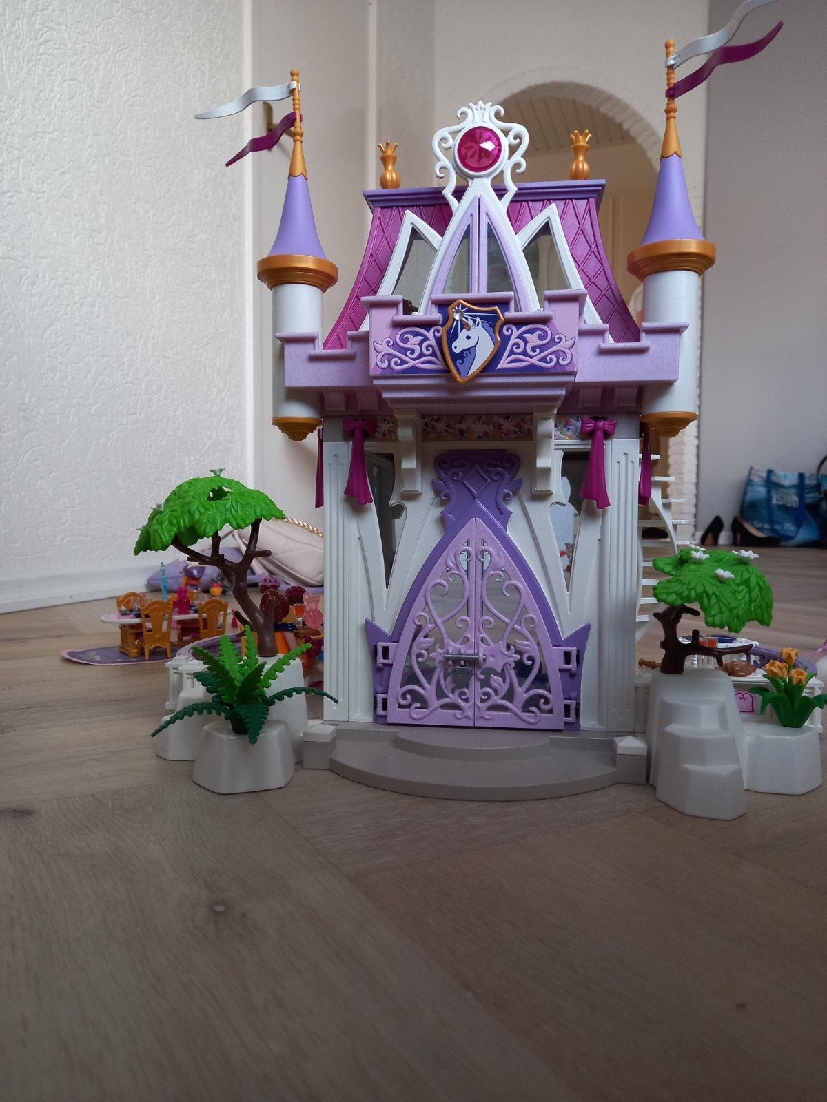 Playmobil Prinsessenkasteel met extra's, Ophalen, Complete set, Zo goed als nieuw, Kasteel/Fort