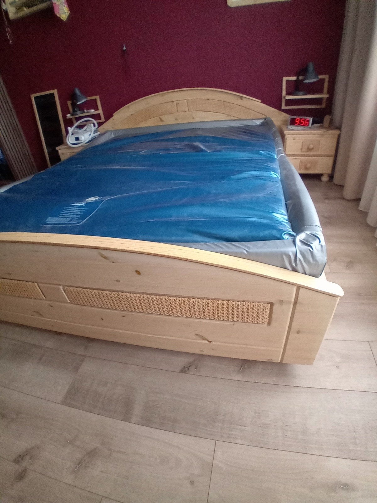Lekker koel waterbed compleet met verwarming en onderbed, Ophalen of Verzenden, Tweepersoons