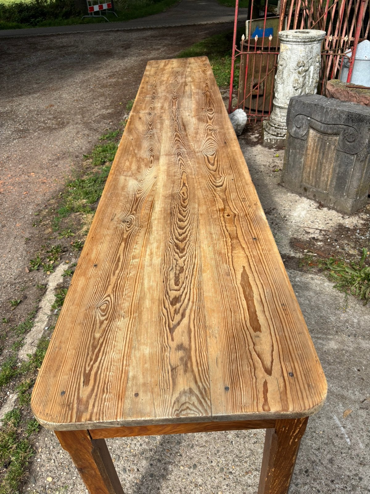 Lange eettafel of Franse wijntafel of sidetable landelijke, Ophalen