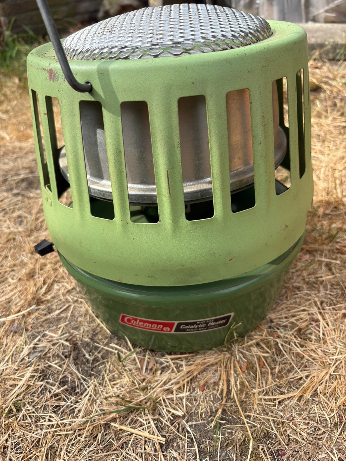 Coleman heater, Ophalen, Gebruikt
