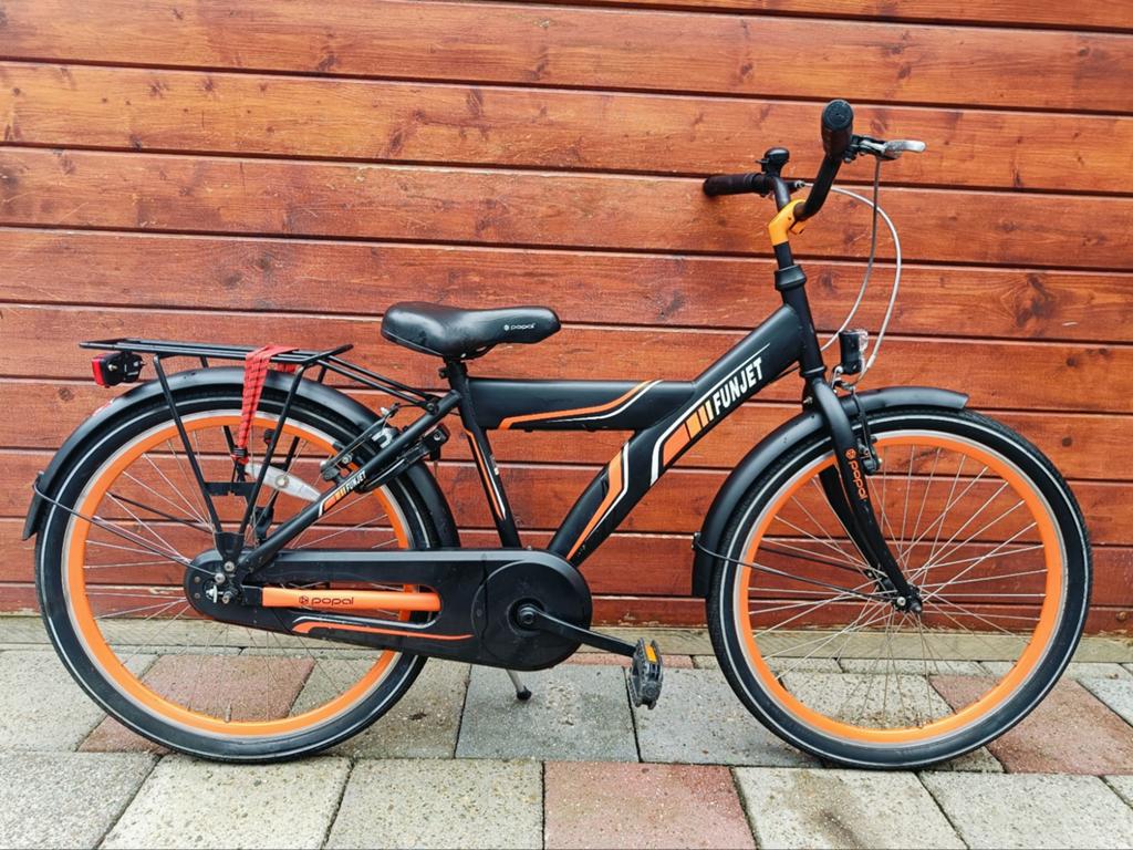 Prachtige Popal Fun Jet 24 inch jongensfiets, Fietsen en Brommers, Fietsen | Jongens, Ophalen, Terugtraprem, 24 inch, Popal funjet