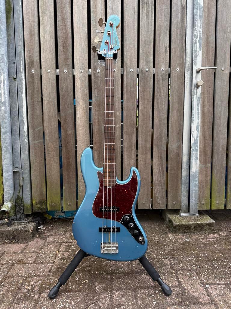 2014 Fender American Vintage ‘64 Jazz Bass, Ophalen, Gebruikt, Elektrisch